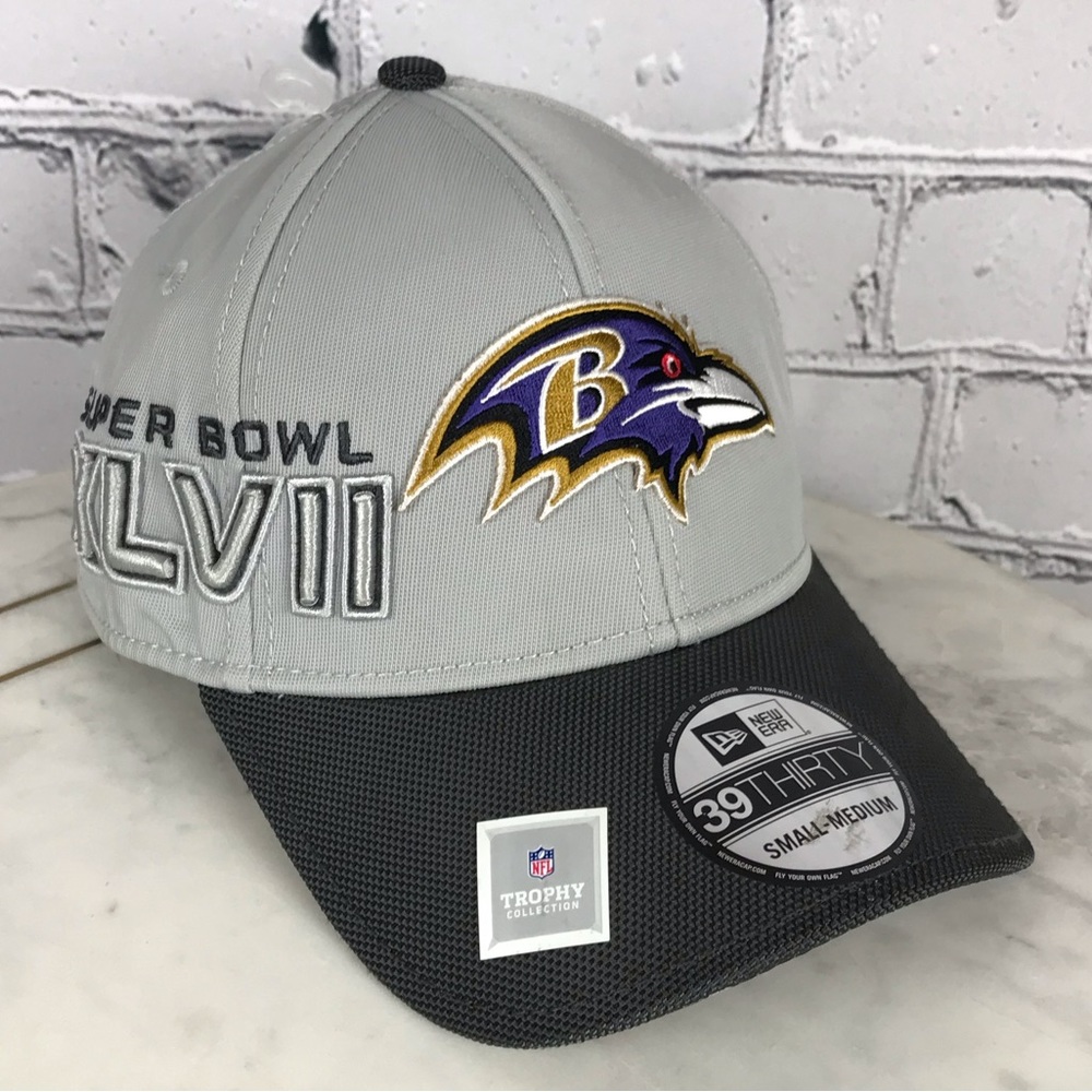 New Era NFL Baltimore Ravens Men’s 2012 Super Bowl Champions Stretch Fit Cap S/M